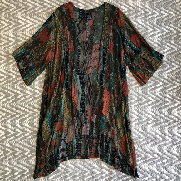 Kaliyana artwear open front cardigan - Picture 1 of 11